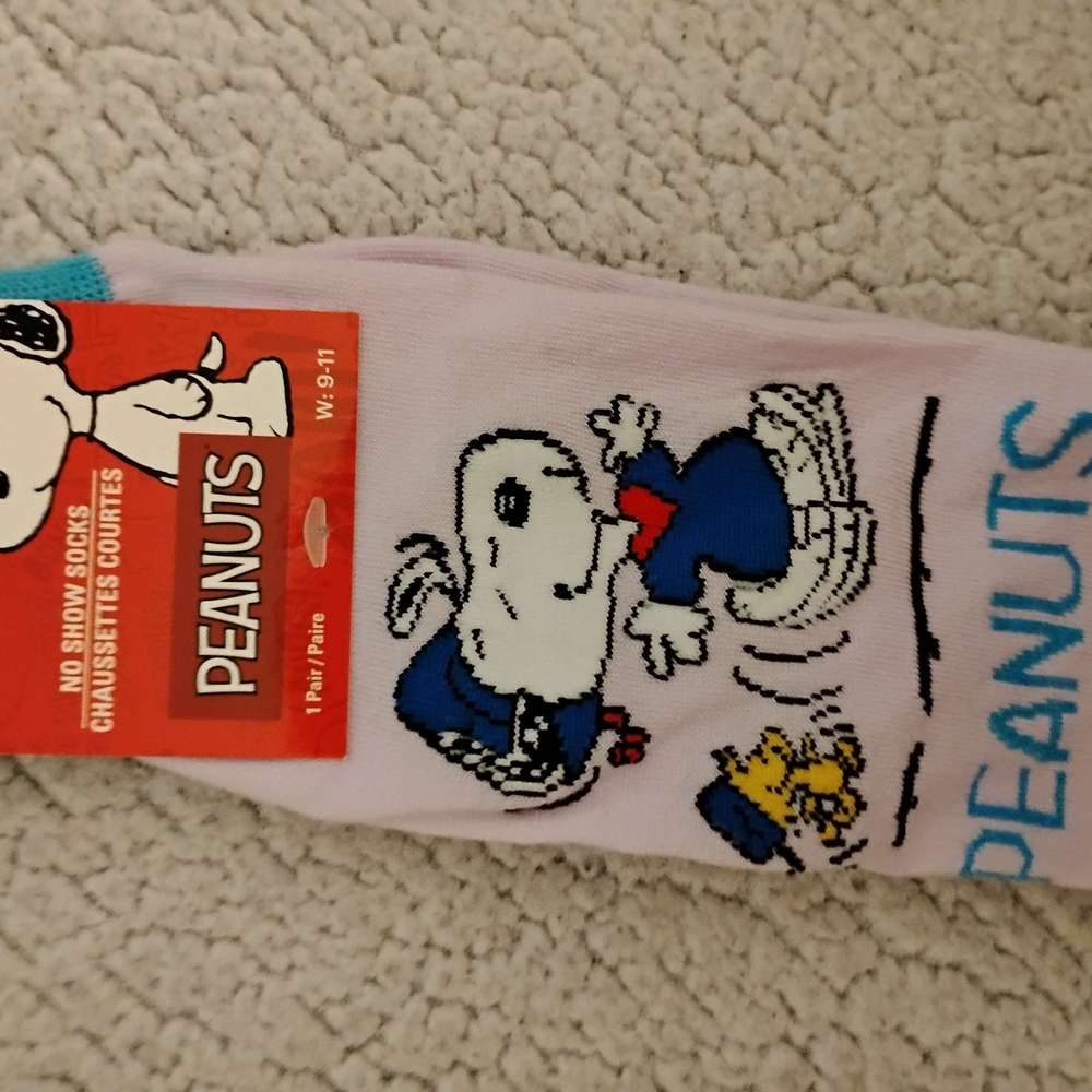 Peanuts Snoopy and Woodstock Socks
